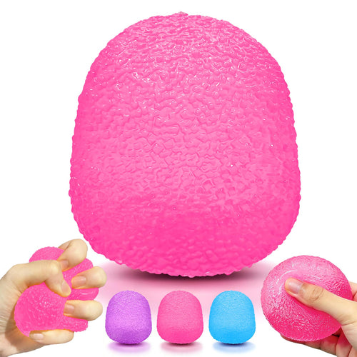 Jellyfish Squishy Squeeze Toys — Pink & Blue (2-Pack)