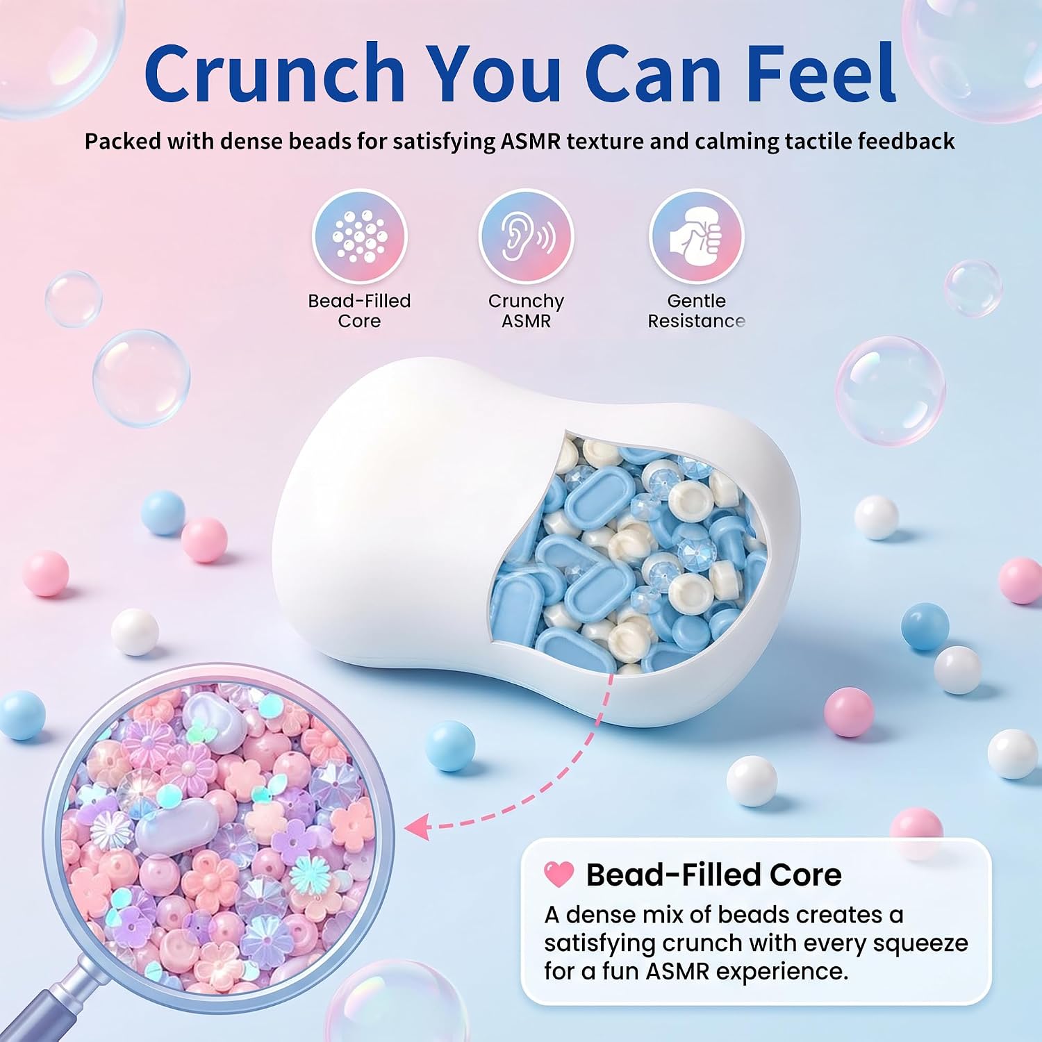Crunchy Soap Squishy — Pink (with Storage Box)