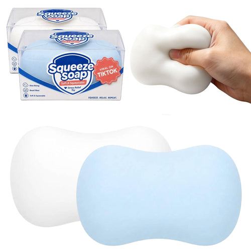 Crunchy Soap Squishy — Pink (with Storage Box)