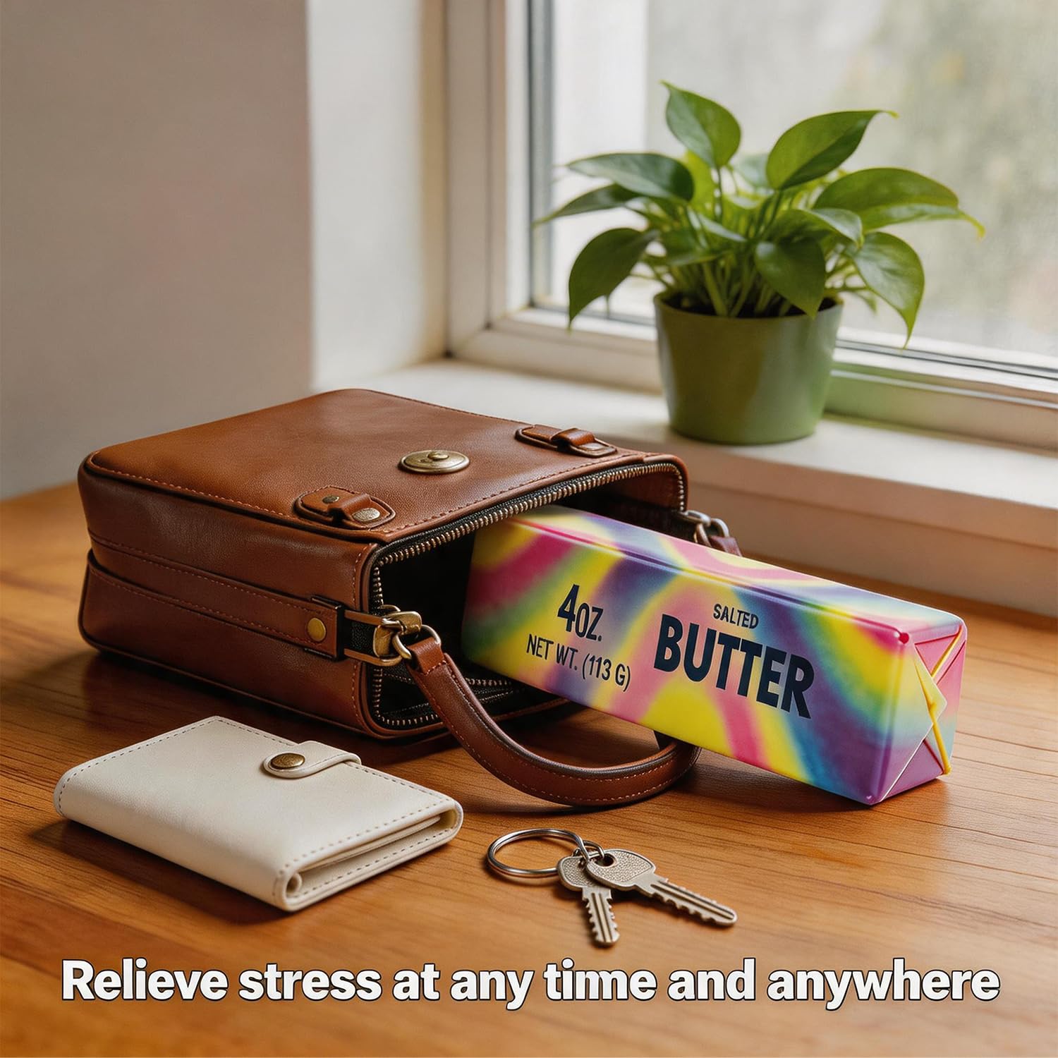 Butter Stick Squishy — Rainbow (2-Pack)