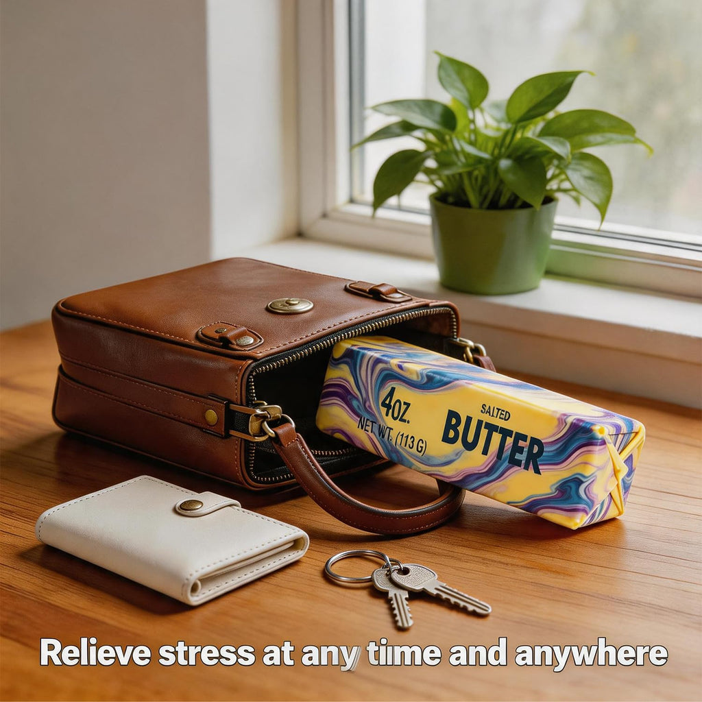 Butter Stick Squishy — Rainbow (2-Pack)