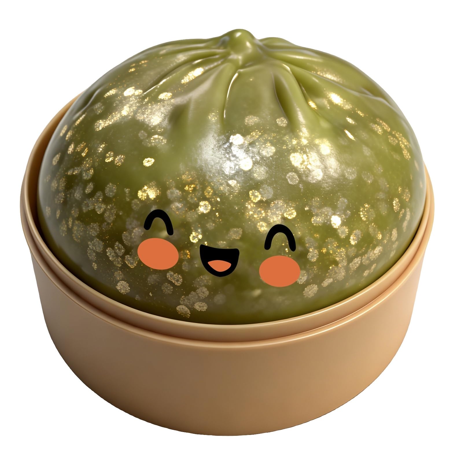 Steamed Bun Squishy with Mini Steamer Case