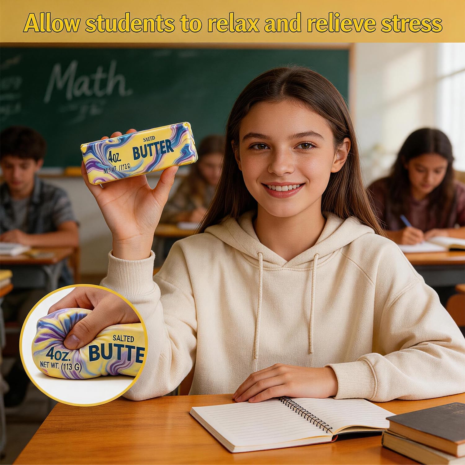 Butter Stick Squishy — Rainbow (2-Pack)
