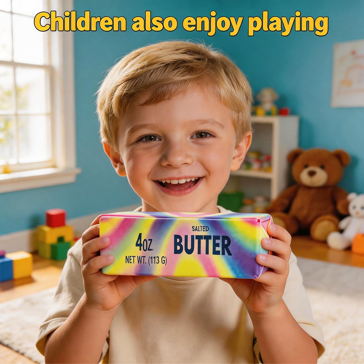 Butter Stick Squishy — Rainbow (2-Pack)