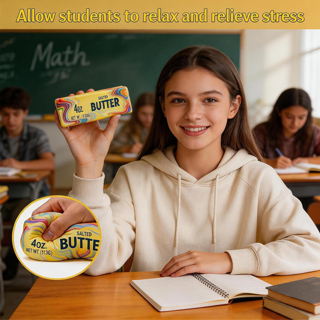 Butter Stick Squishy — Rainbow (2-Pack)
