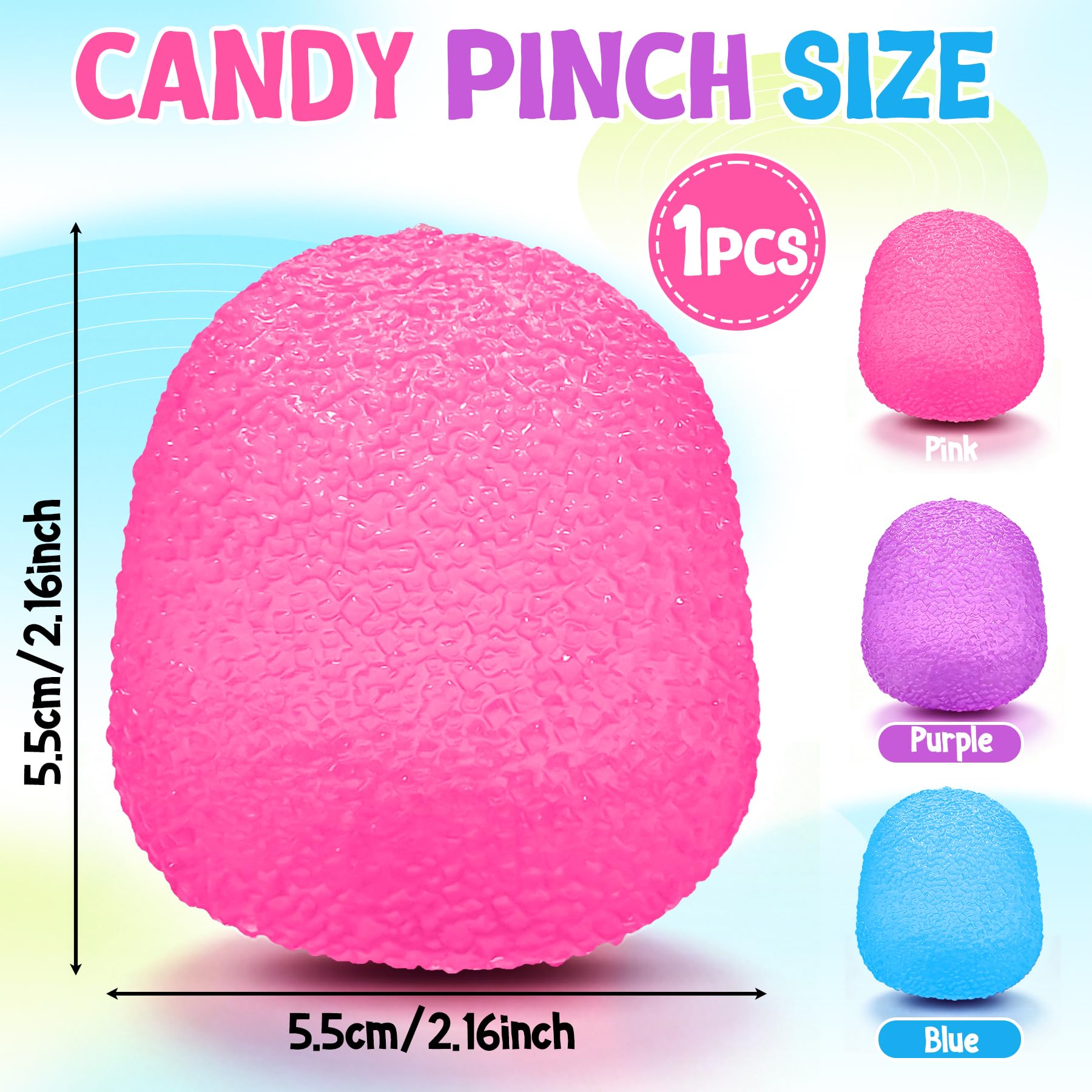 Jellyfish Squishy Squeeze Toys — Pink & Blue (2-Pack)
